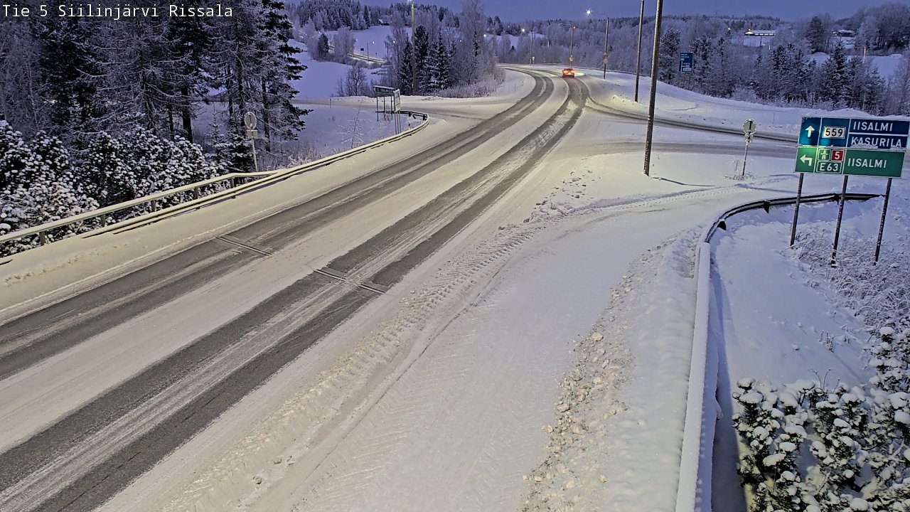 Kelikamerat Kuva Tie 5 Siilinjärvi, Rissala, Siilinjärvi, Pohjois-Savo