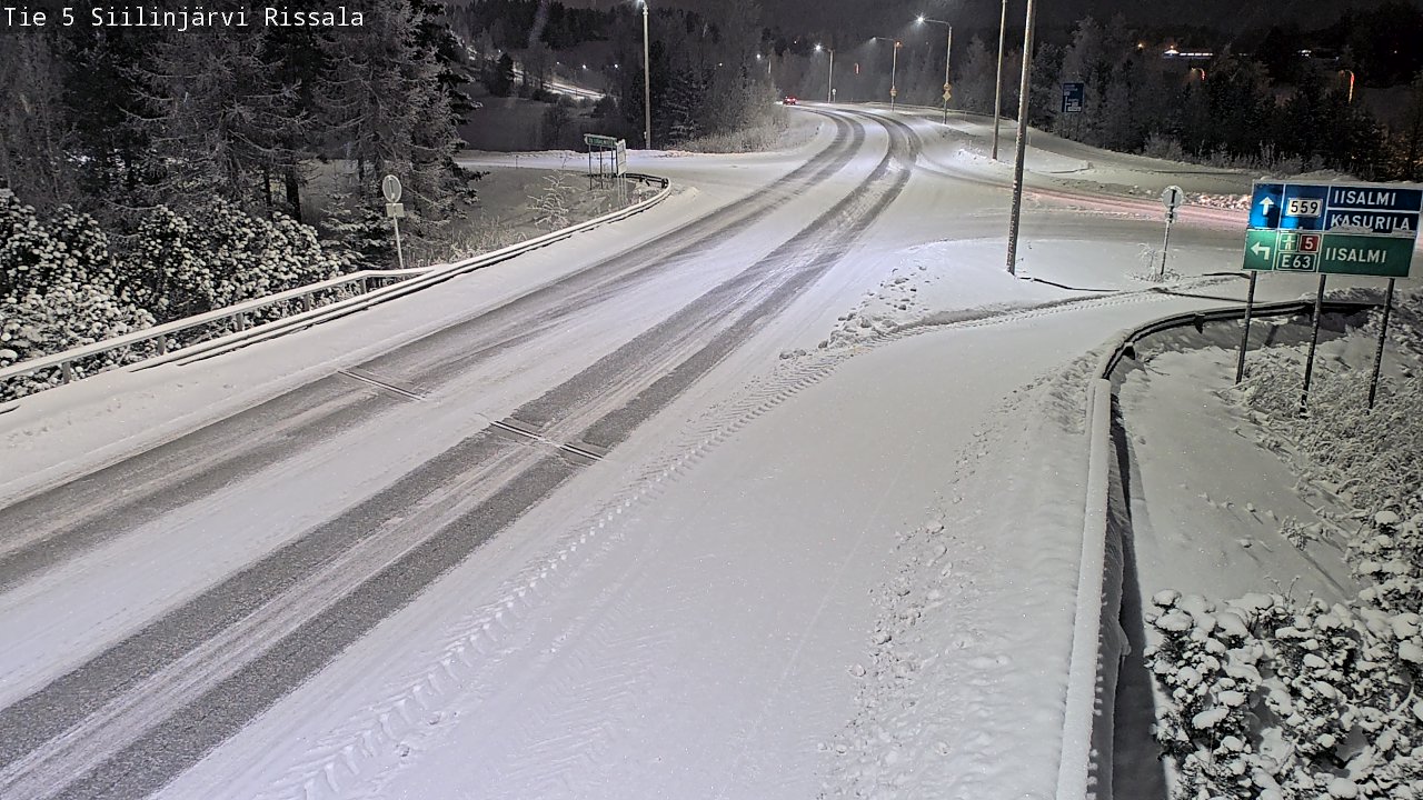 Kelikamerat Kuva Tie 5 Siilinjärvi, Rissala, Siilinjärvi, Pohjois-Savo