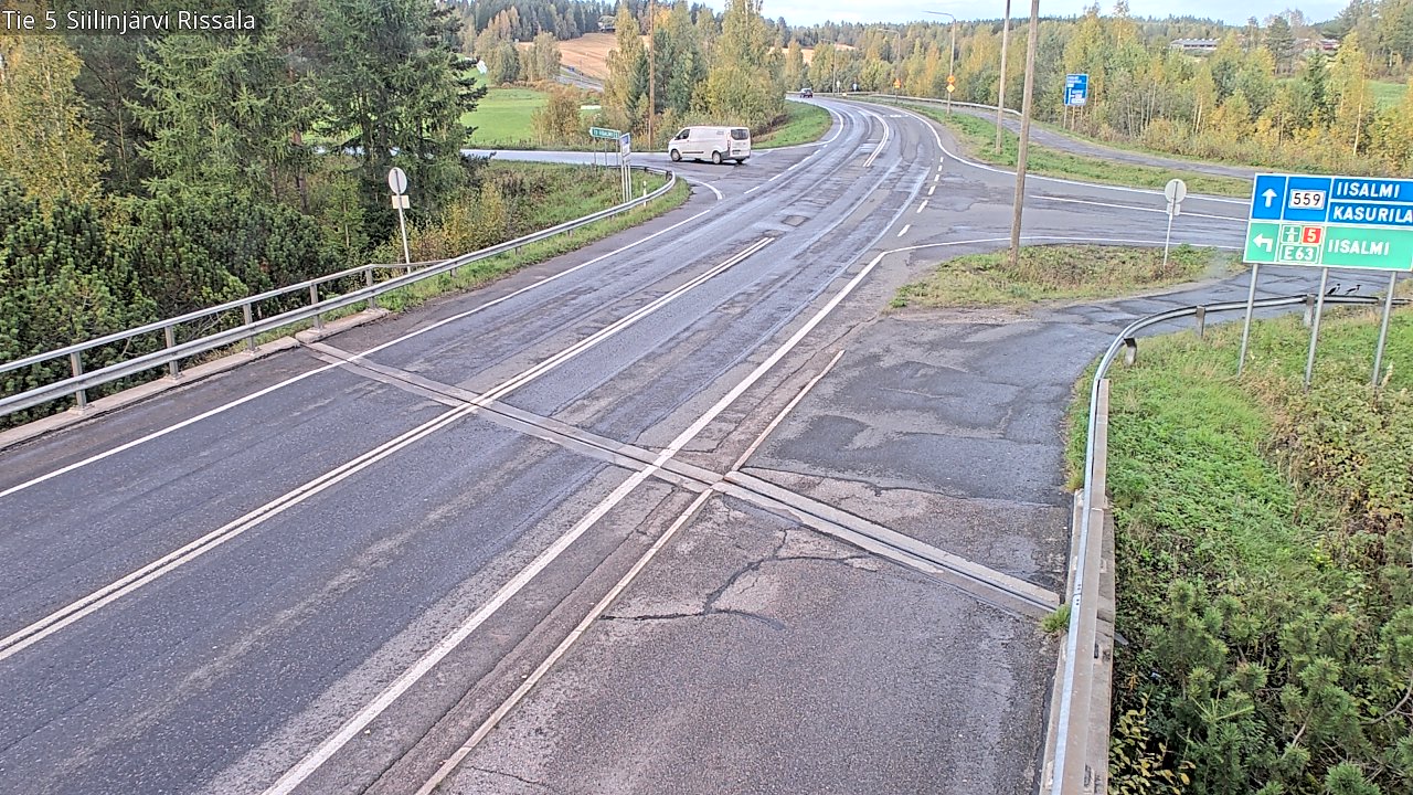 Weather Camera Image Road 5 Siilinjärvi, Rissala, Siilinjärvi, Pohjois-Savo