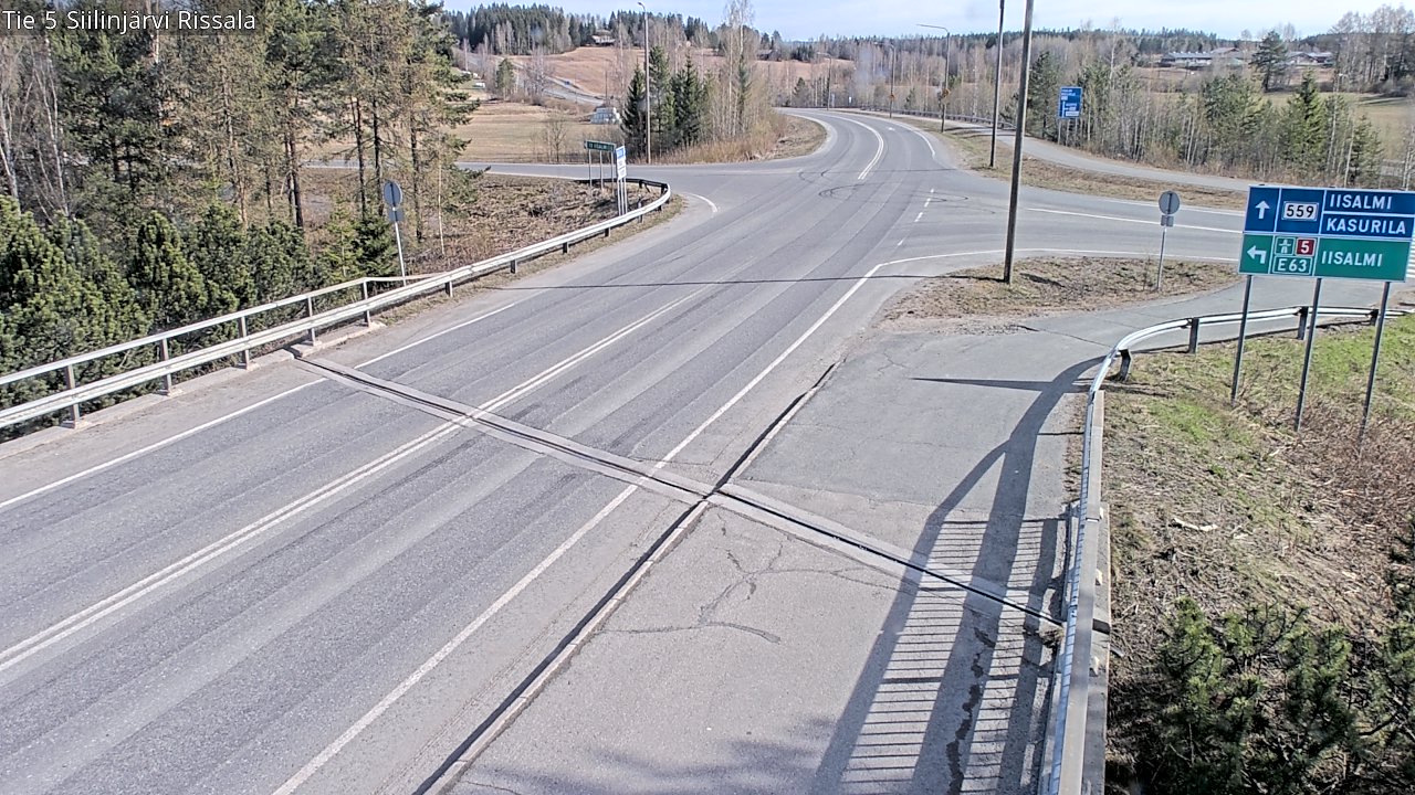 Weather Camera Image Väg 5 Siilinjärvi, Rissala, Siilinjärvi, Pohjois-Savo
