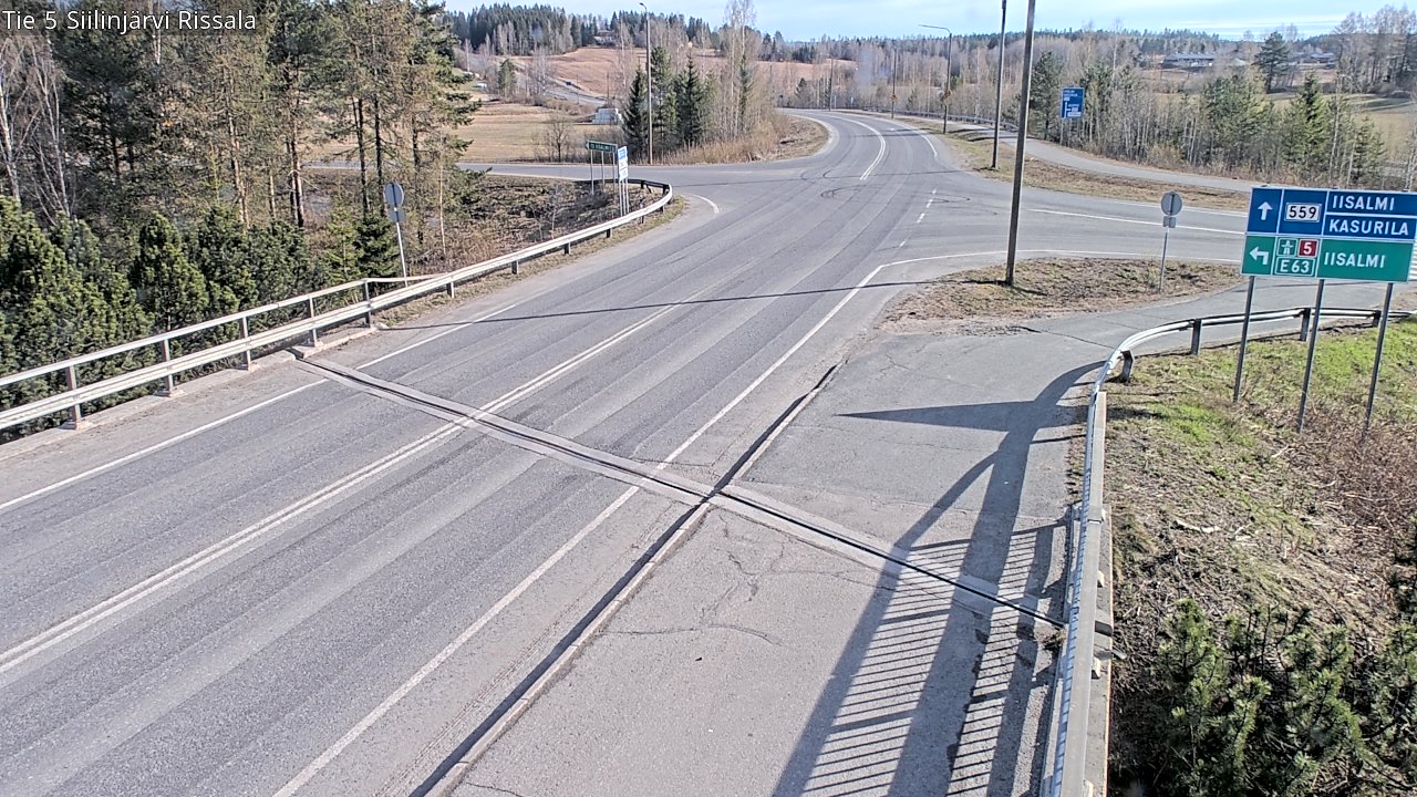 Weather Camera Image Väg 5 Siilinjärvi, Rissala, Siilinjärvi, Pohjois-Savo