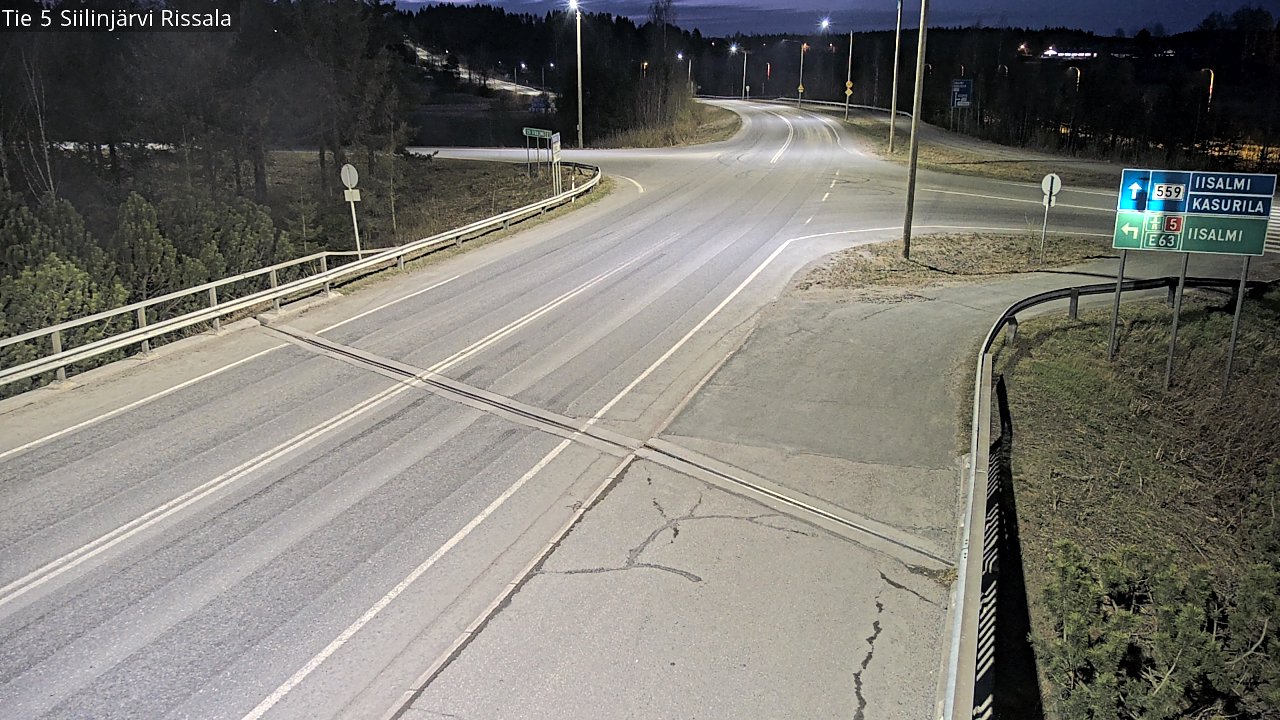 Weather Camera Image Väg 5 Siilinjärvi, Rissala, Siilinjärvi, Pohjois-Savo