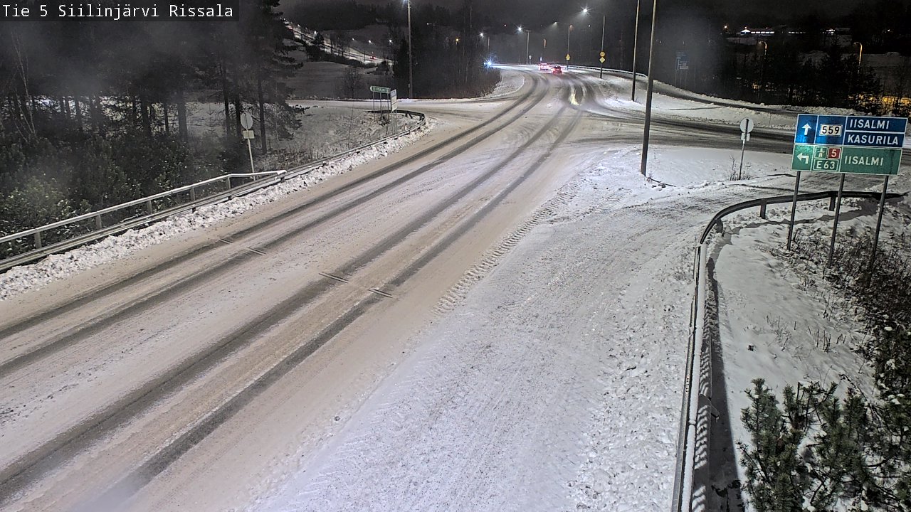 Weather Camera Image Road 5 Siilinjärvi, Rissala, Siilinjärvi, Pohjois-Savo