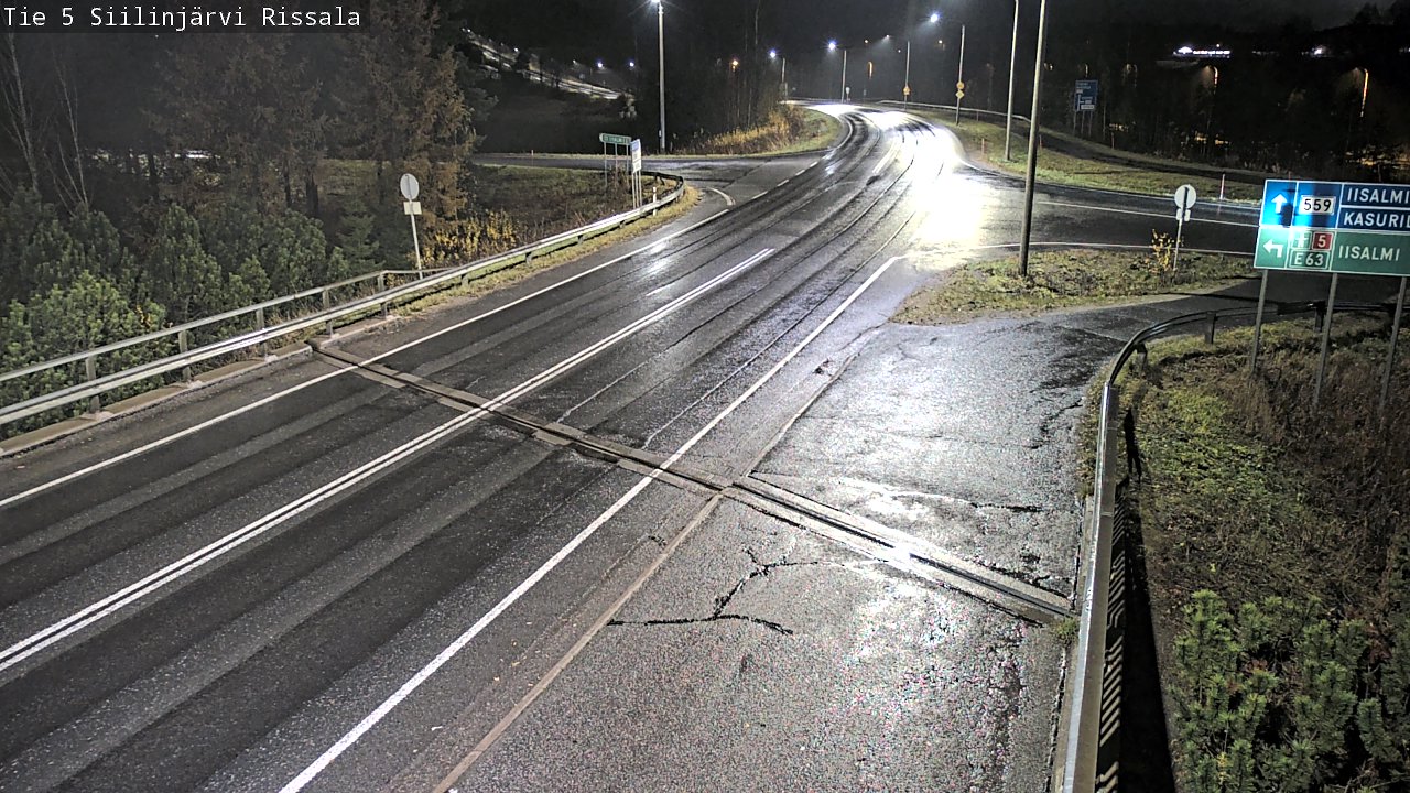 Weather Camera Image Road 5 Siilinjärvi, Rissala, Siilinjärvi, Pohjois-Savo