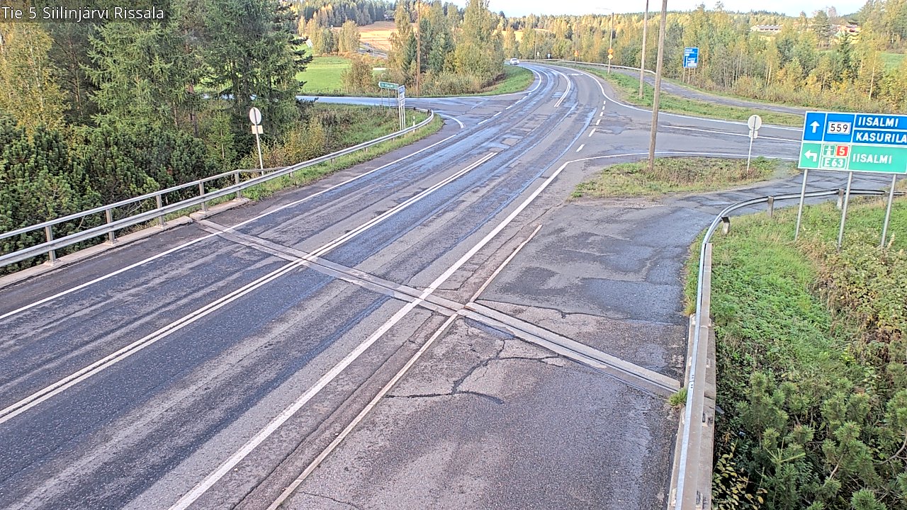 Weather Camera Image Road 5 Siilinjärvi, Rissala, Siilinjärvi, Pohjois-Savo
