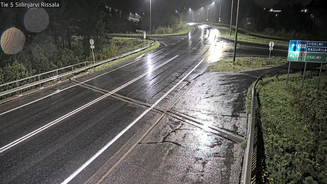 Weather Camera Image Road 5 Siilinjärvi, Rissala, Siilinjärvi, Pohjois-Savo