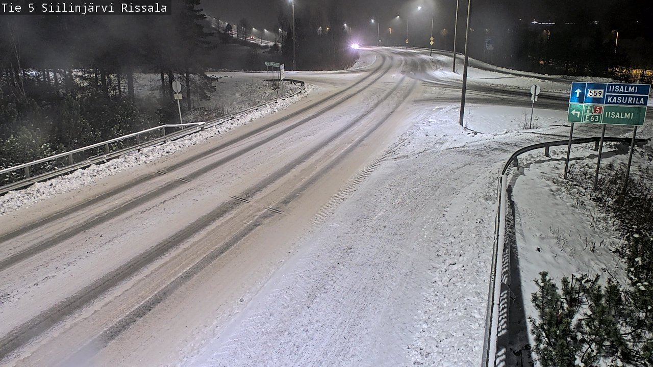 Weather Camera Image Road 5 Siilinjärvi, Rissala, Siilinjärvi, Pohjois-Savo