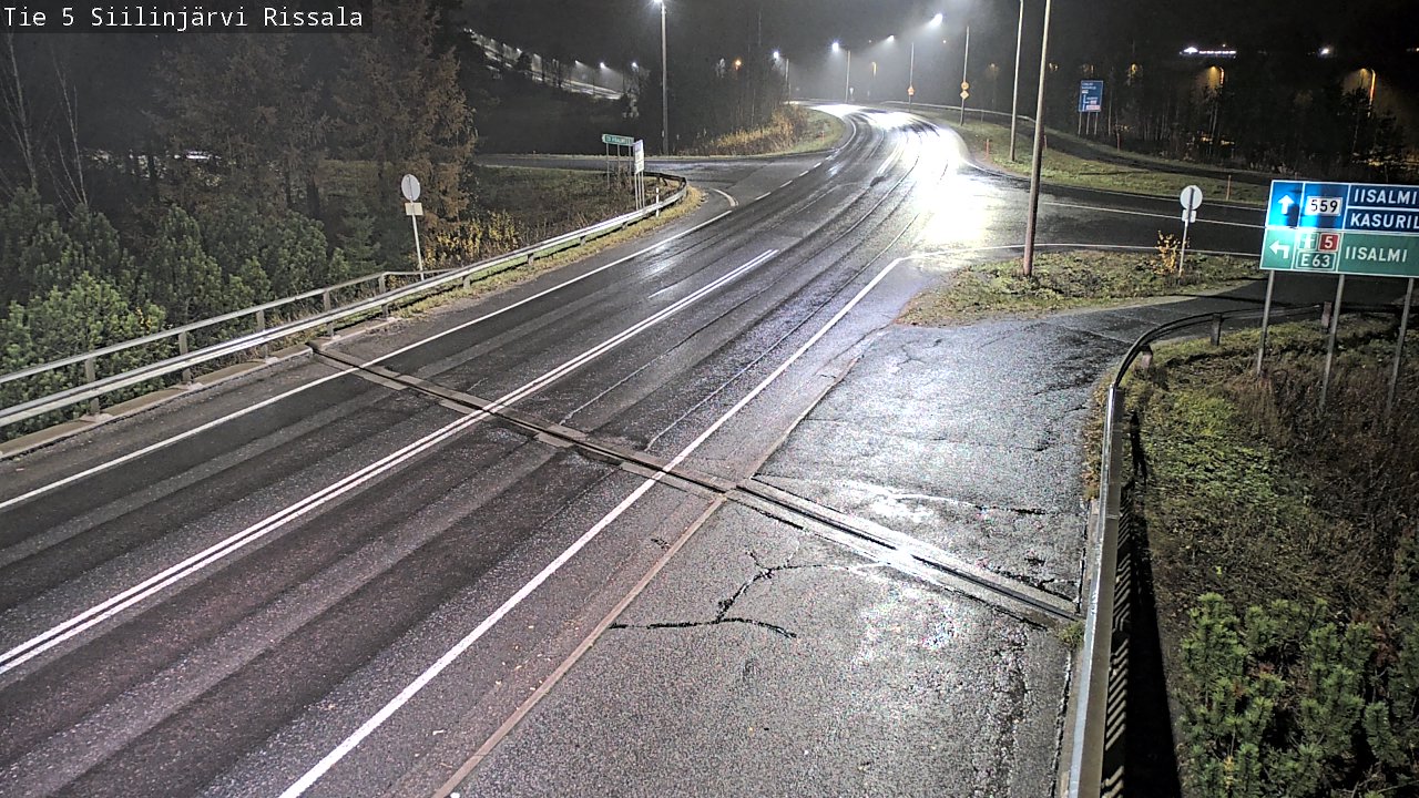 Weather Camera Image Road 5 Siilinjärvi, Rissala, Siilinjärvi, Pohjois-Savo