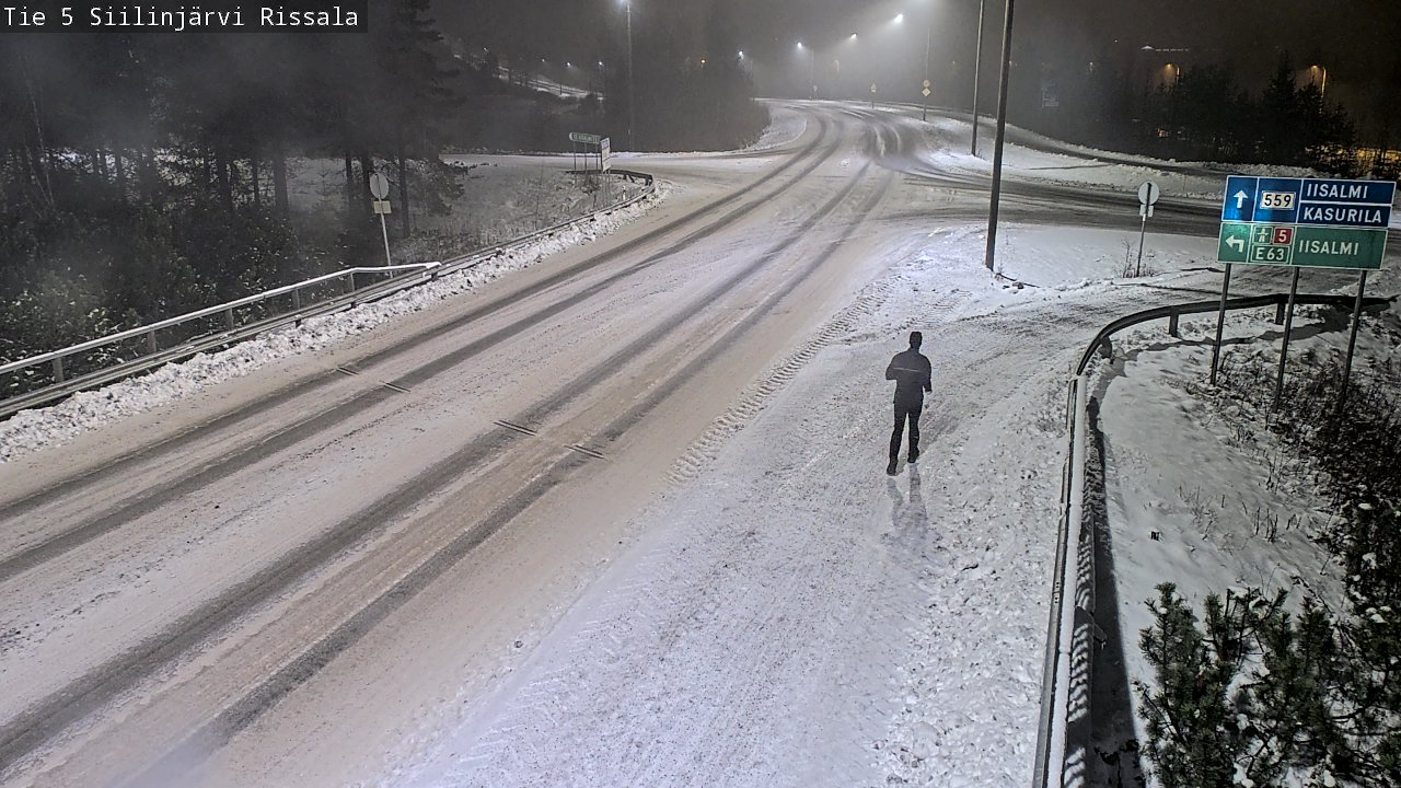 Weather Camera Image Road 5 Siilinjärvi, Rissala, Siilinjärvi, Pohjois-Savo