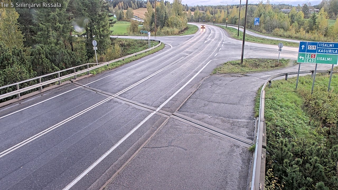 Weather Camera Image Road 5 Siilinjärvi, Rissala, Siilinjärvi, Pohjois-Savo