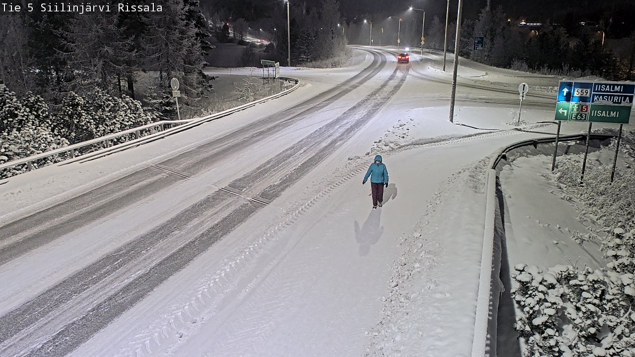 Kelikamerat Kuva Tie 5 Siilinjärvi, Rissala, Siilinjärvi, Pohjois-Savo