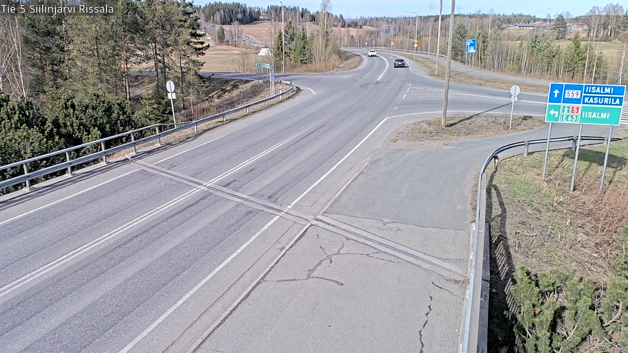 Weather Camera Image Väg 5 Siilinjärvi, Rissala, Siilinjärvi, Pohjois-Savo