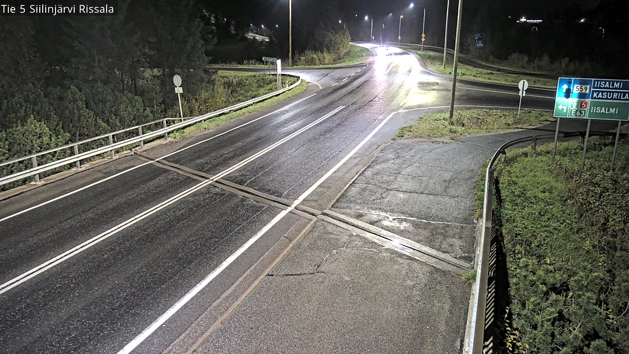Weather Camera Image Road 5 Siilinjärvi, Rissala, Siilinjärvi, Pohjois-Savo