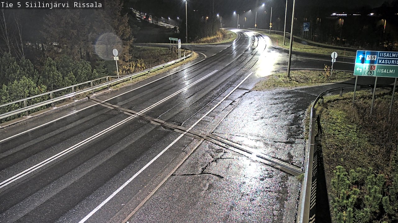 Weather Camera Image Väg 5 Siilinjärvi, Rissala, Siilinjärvi, Pohjois-Savo