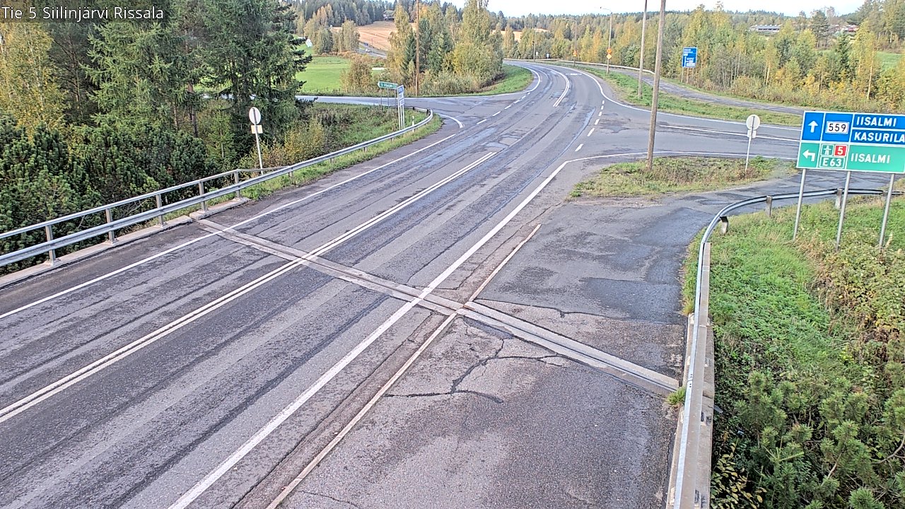 Weather Camera Image Road 5 Siilinjärvi, Rissala, Siilinjärvi, Pohjois-Savo