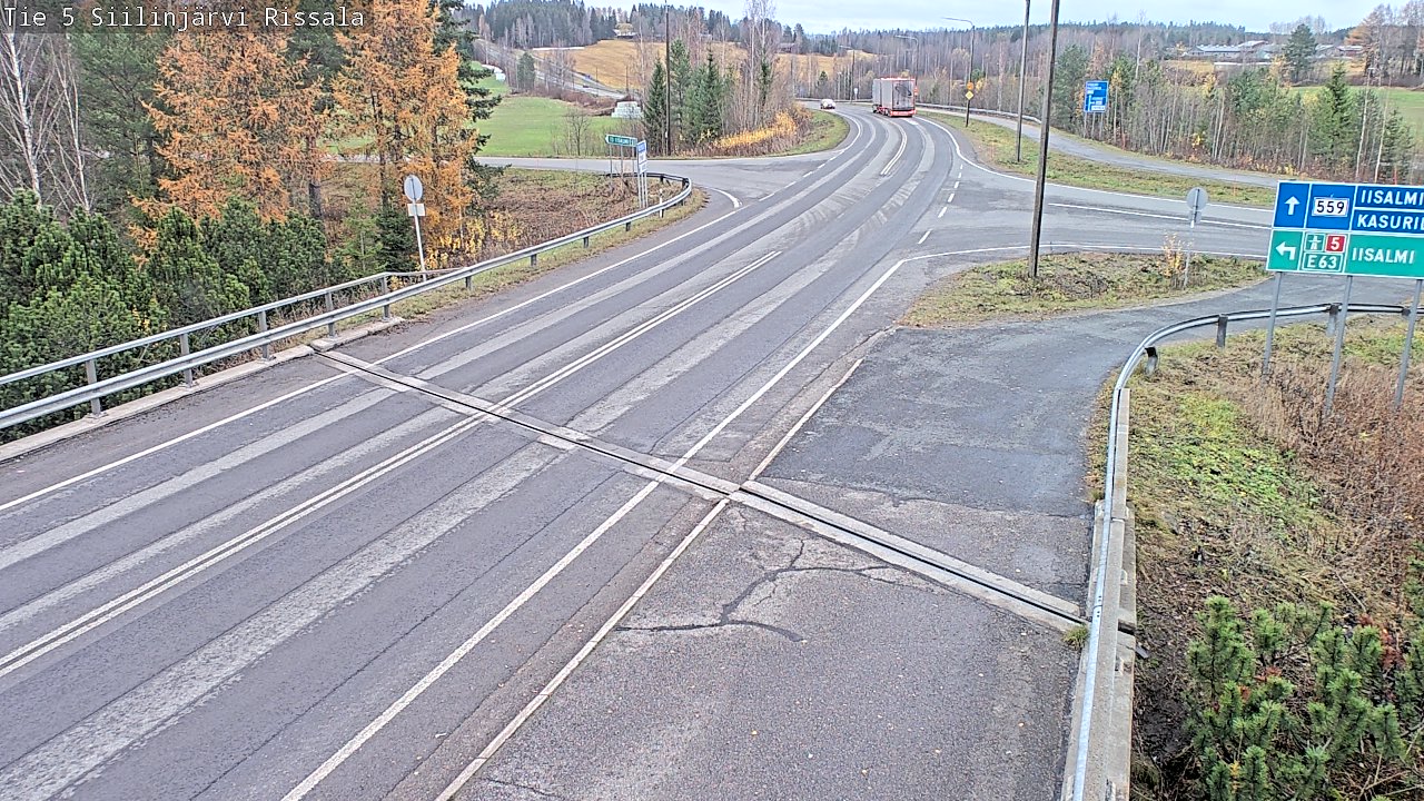 Weather Camera Image Väg 5 Siilinjärvi, Rissala, Siilinjärvi, Pohjois-Savo
