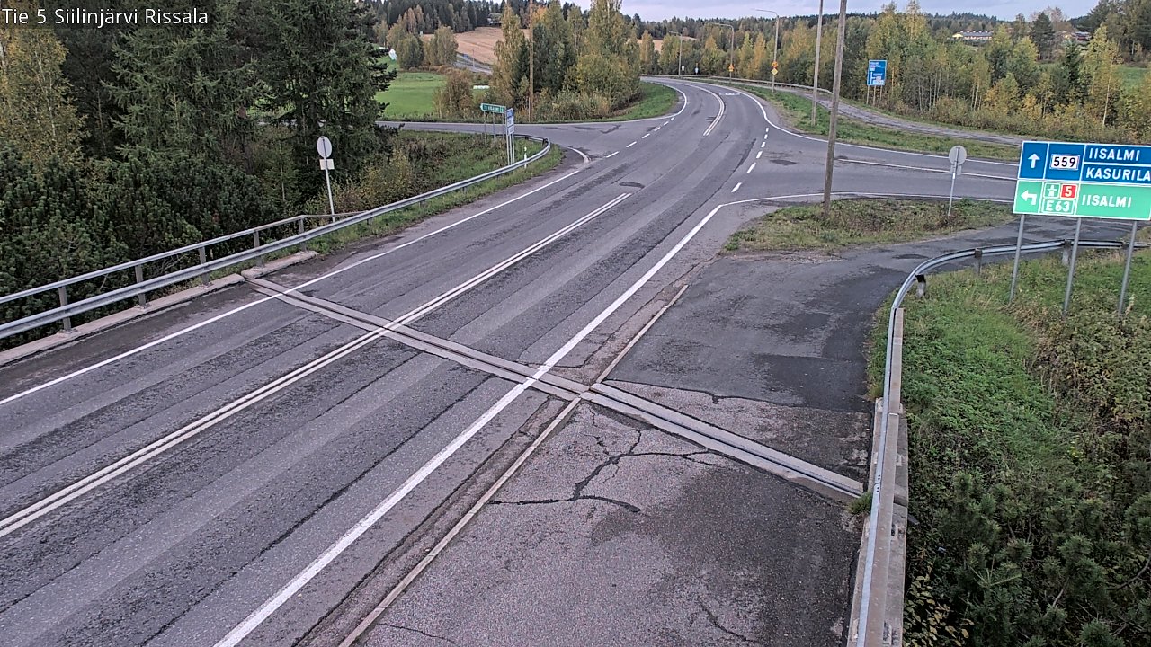 Weather Camera Image Road 5 Siilinjärvi, Rissala, Siilinjärvi, Pohjois-Savo