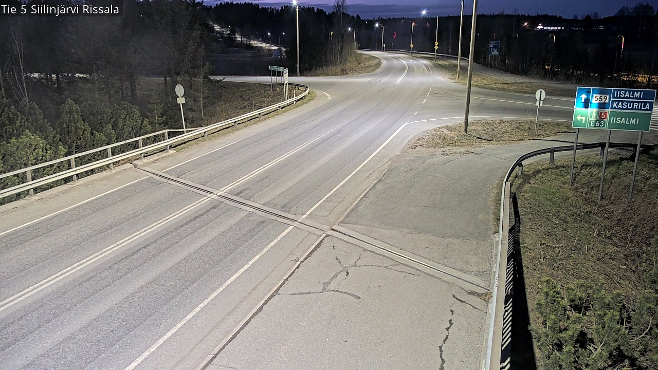 Weather Camera Image Väg 5 Siilinjärvi, Rissala, Siilinjärvi, Pohjois-Savo