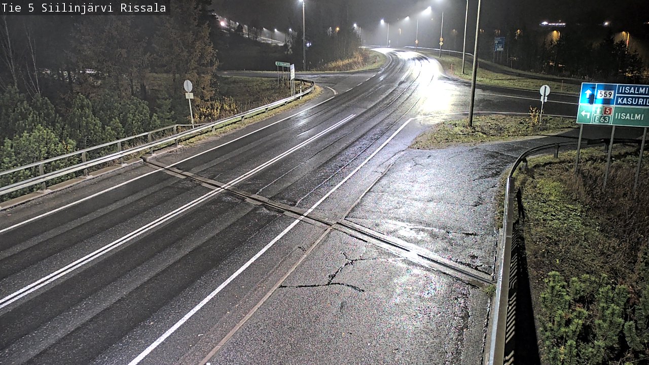Weather Camera Image Road 5 Siilinjärvi, Rissala, Siilinjärvi, Pohjois-Savo