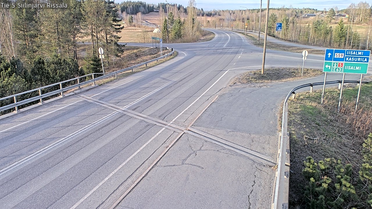 Weather Camera Image Väg 5 Siilinjärvi, Rissala, Siilinjärvi, Pohjois-Savo