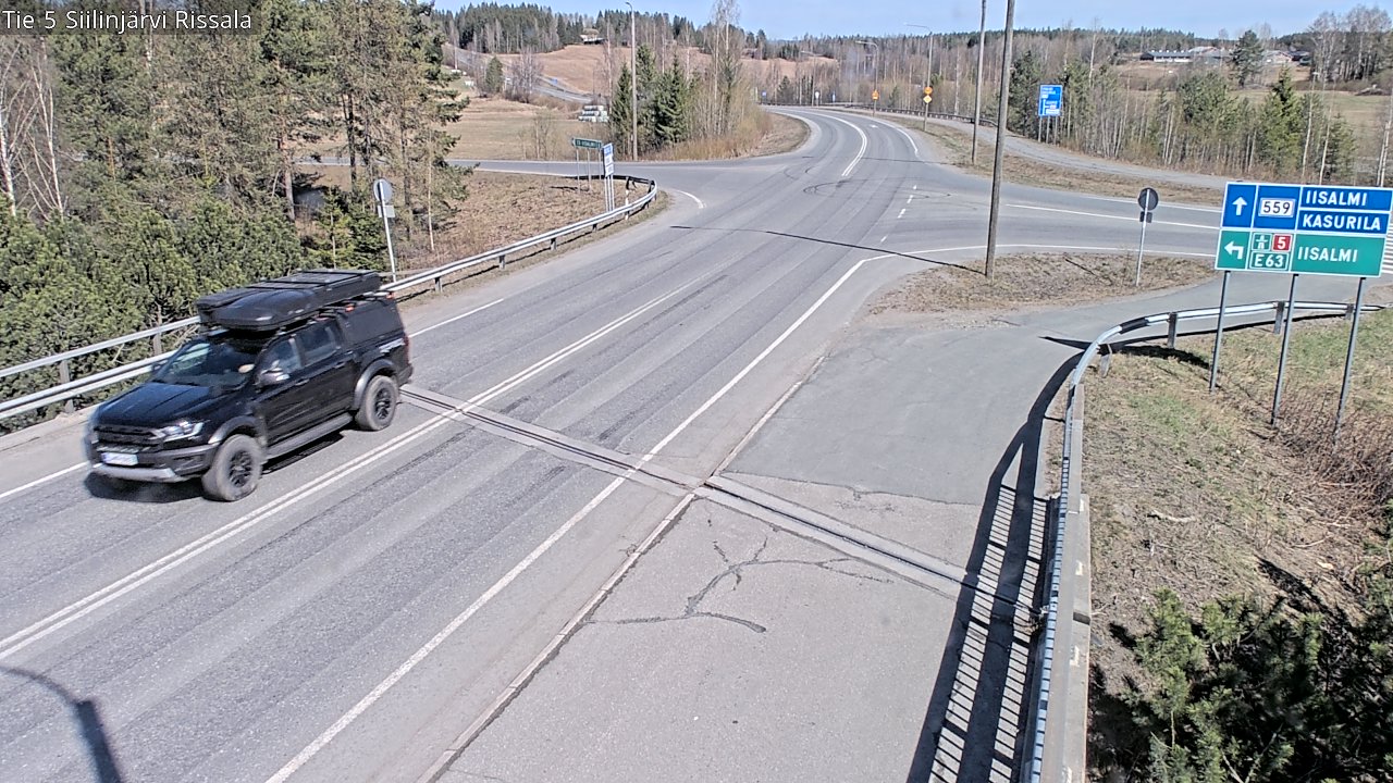 Weather Camera Image Väg 5 Siilinjärvi, Rissala, Siilinjärvi, Pohjois-Savo