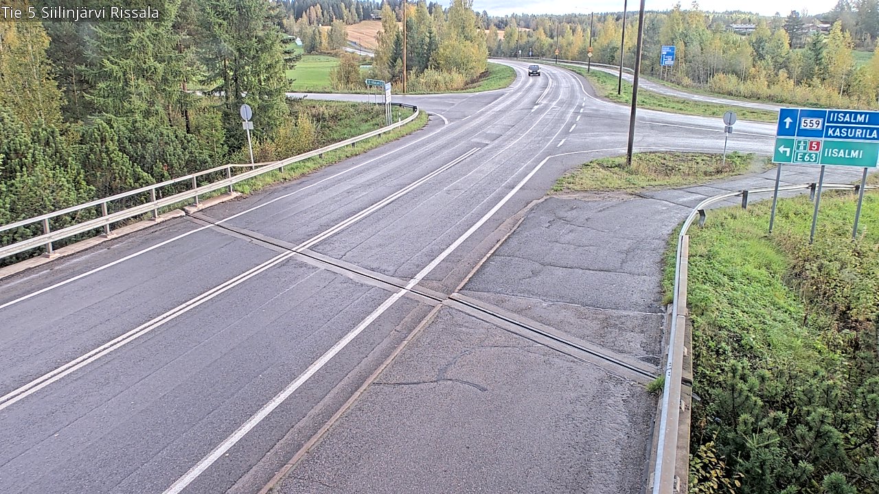Weather Camera Image Road 5 Siilinjärvi, Rissala, Siilinjärvi, Pohjois-Savo