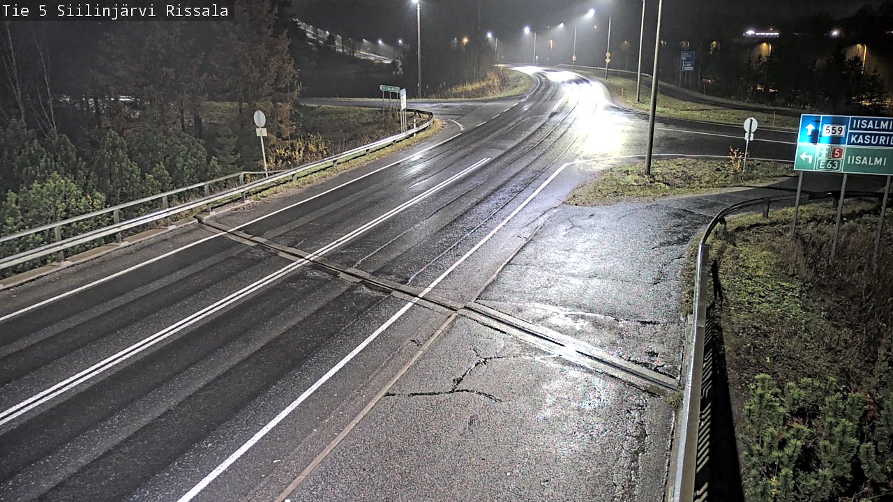 Weather Camera Image Road 5 Siilinjärvi, Rissala, Siilinjärvi, Pohjois-Savo