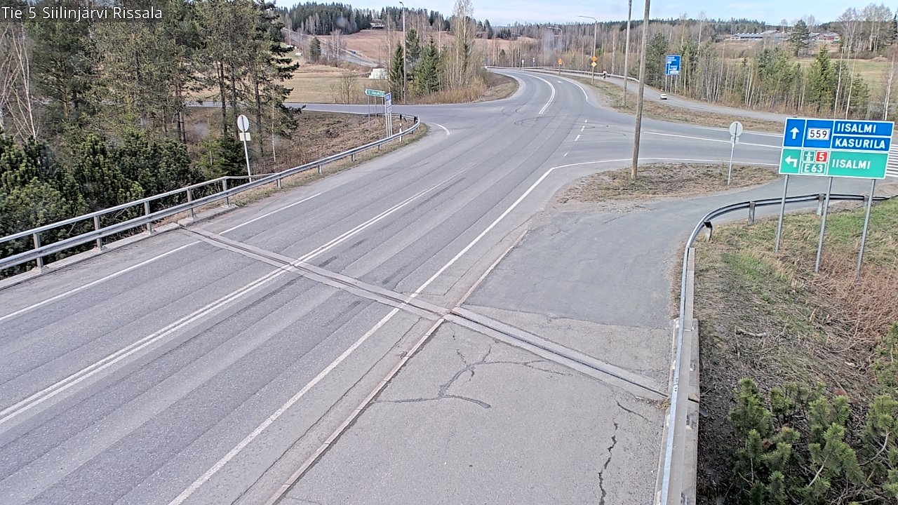 Weather Camera Image Väg 5 Siilinjärvi, Rissala, Siilinjärvi, Pohjois-Savo