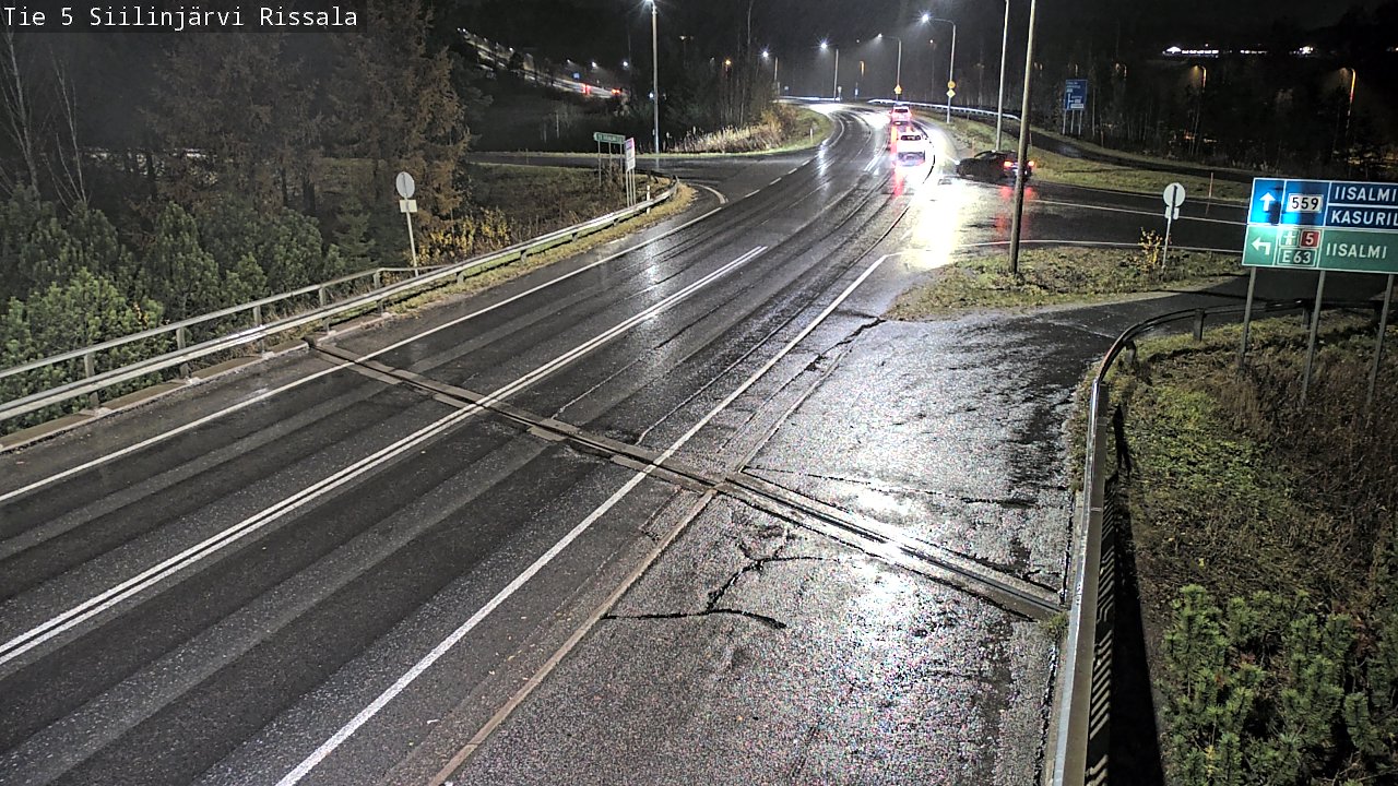Weather Camera Image Väg 5 Siilinjärvi, Rissala, Siilinjärvi, Pohjois-Savo