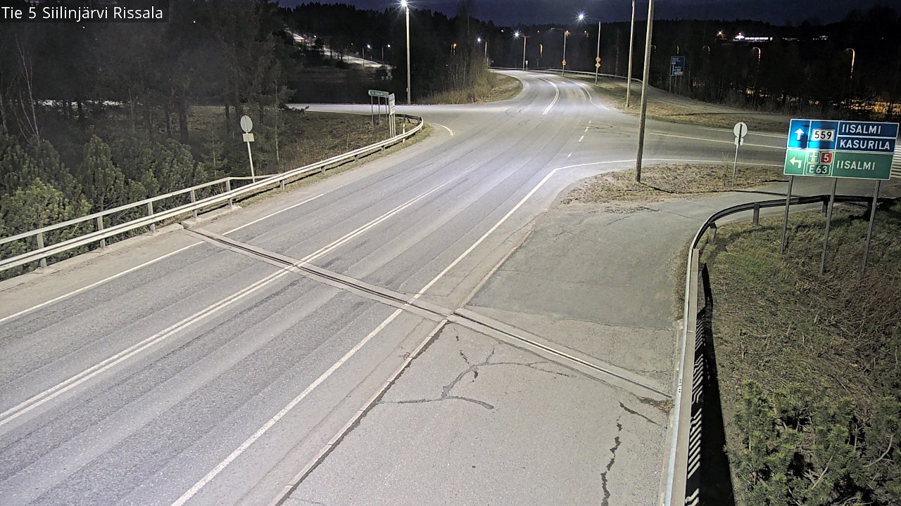 Weather Camera Image Väg 5 Siilinjärvi, Rissala, Siilinjärvi, Pohjois-Savo