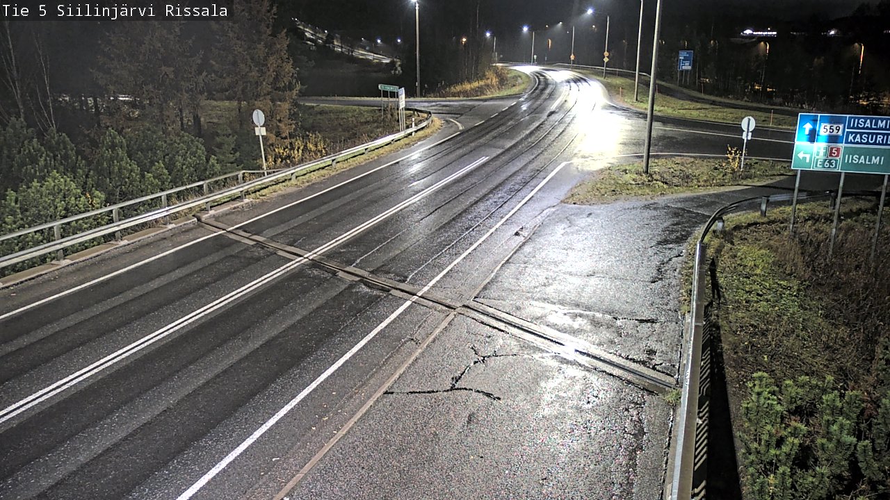 Weather Camera Image Road 5 Siilinjärvi, Rissala, Siilinjärvi, Pohjois-Savo