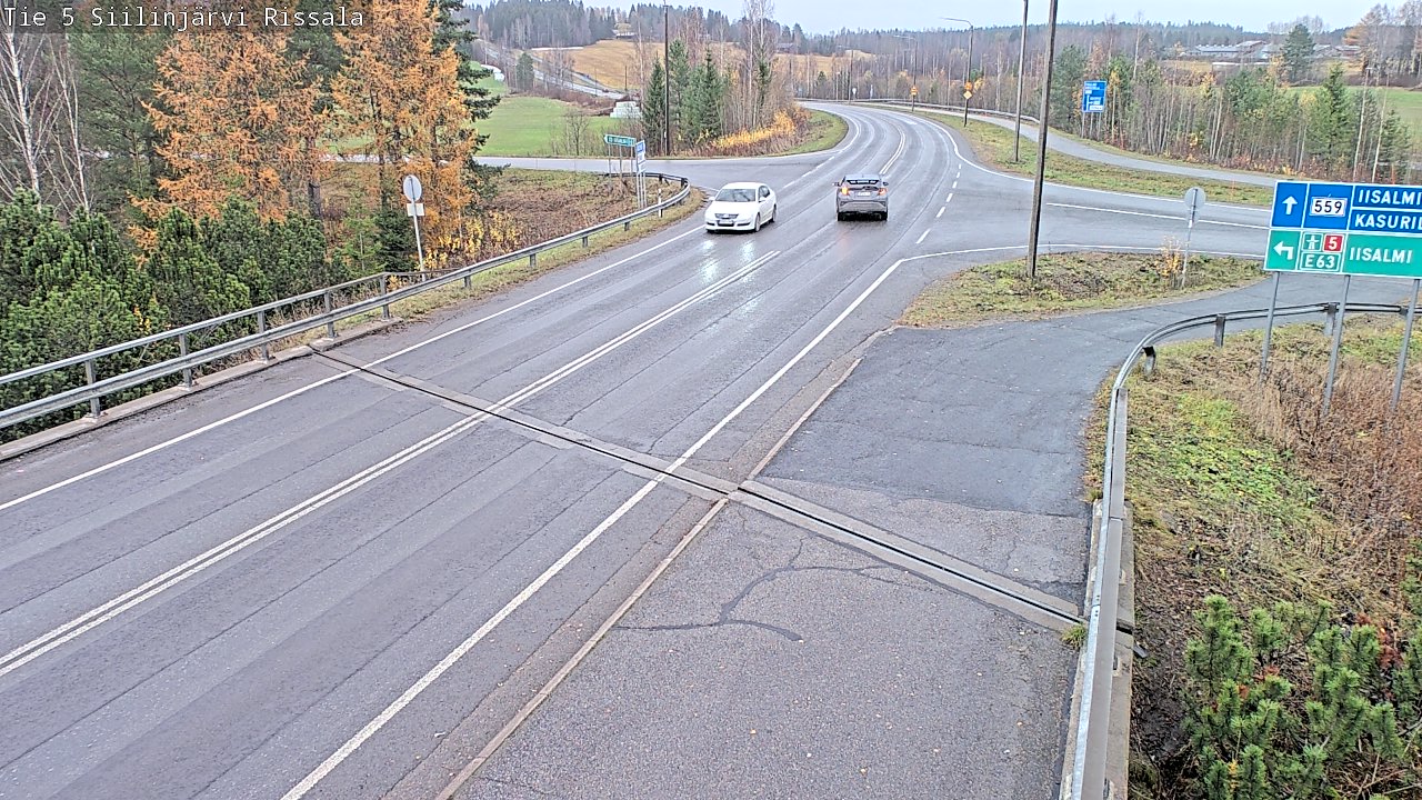 Weather Camera Image Väg 5 Siilinjärvi, Rissala, Siilinjärvi, Pohjois-Savo