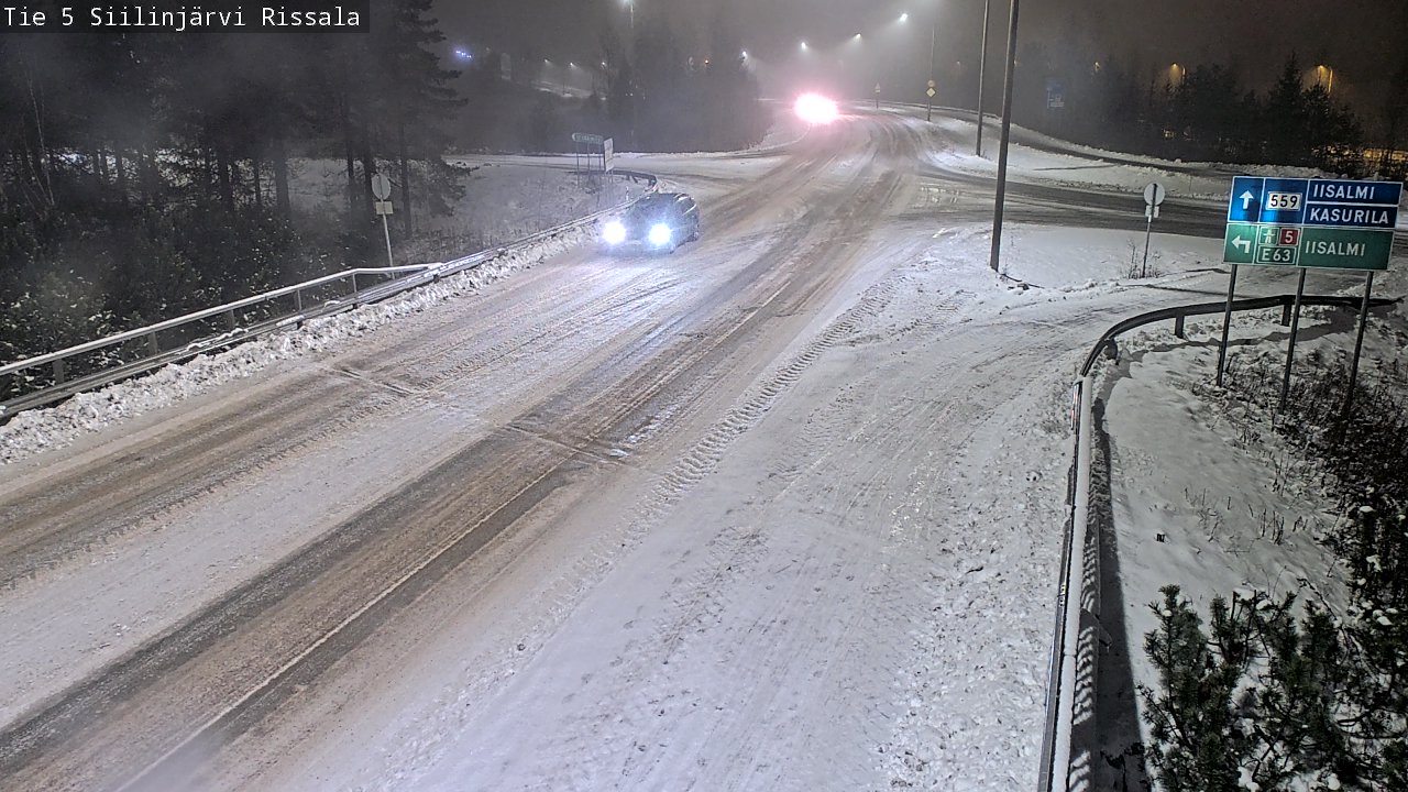 Weather Camera Image Road 5 Siilinjärvi, Rissala, Siilinjärvi, Pohjois-Savo