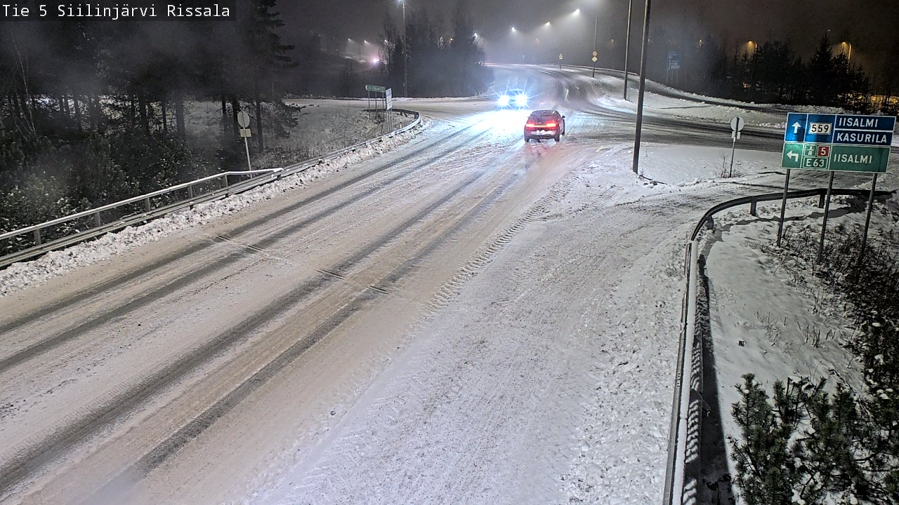 Weather Camera Image Road 5 Siilinjärvi, Rissala, Siilinjärvi, Pohjois-Savo