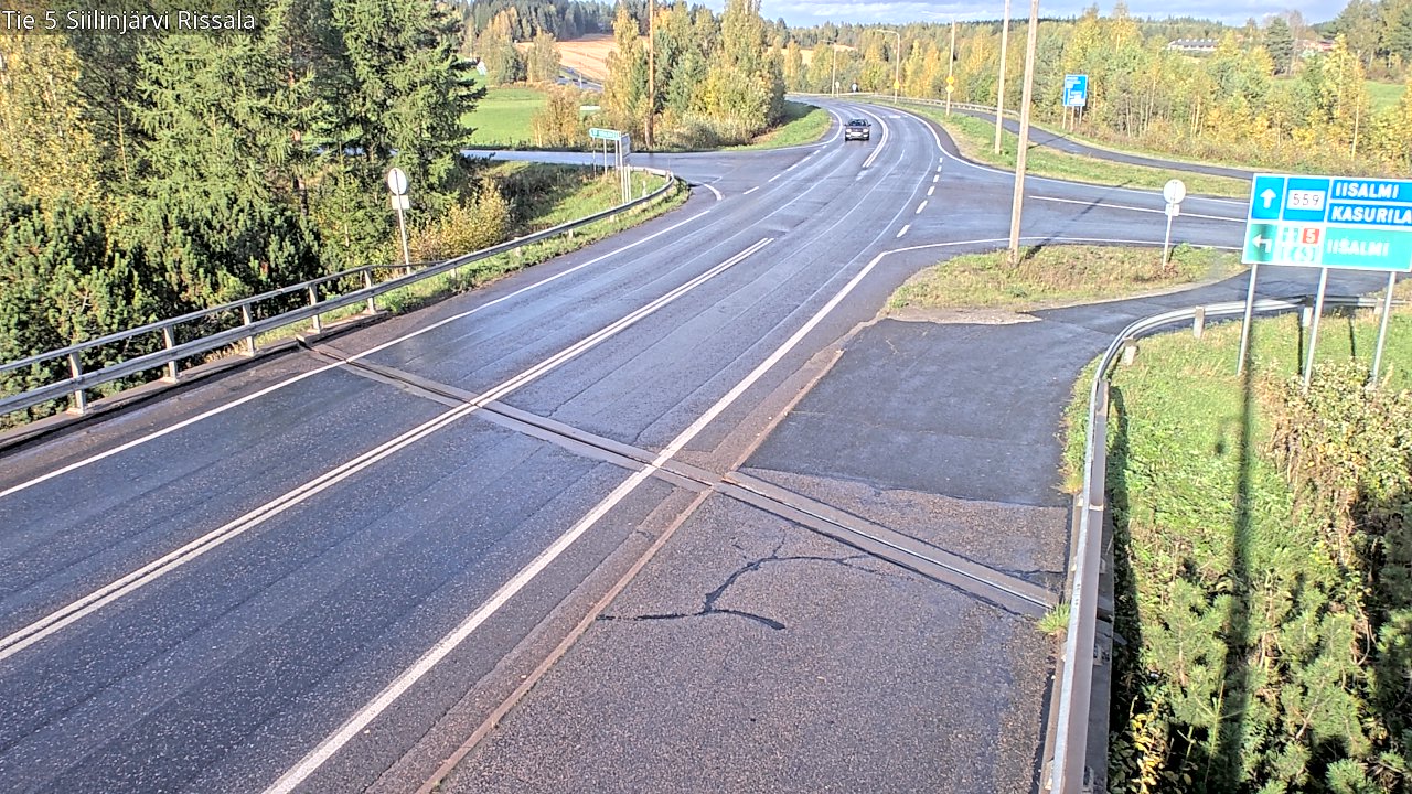 Weather Camera Image Road 5 Siilinjärvi, Rissala, Siilinjärvi, Pohjois-Savo