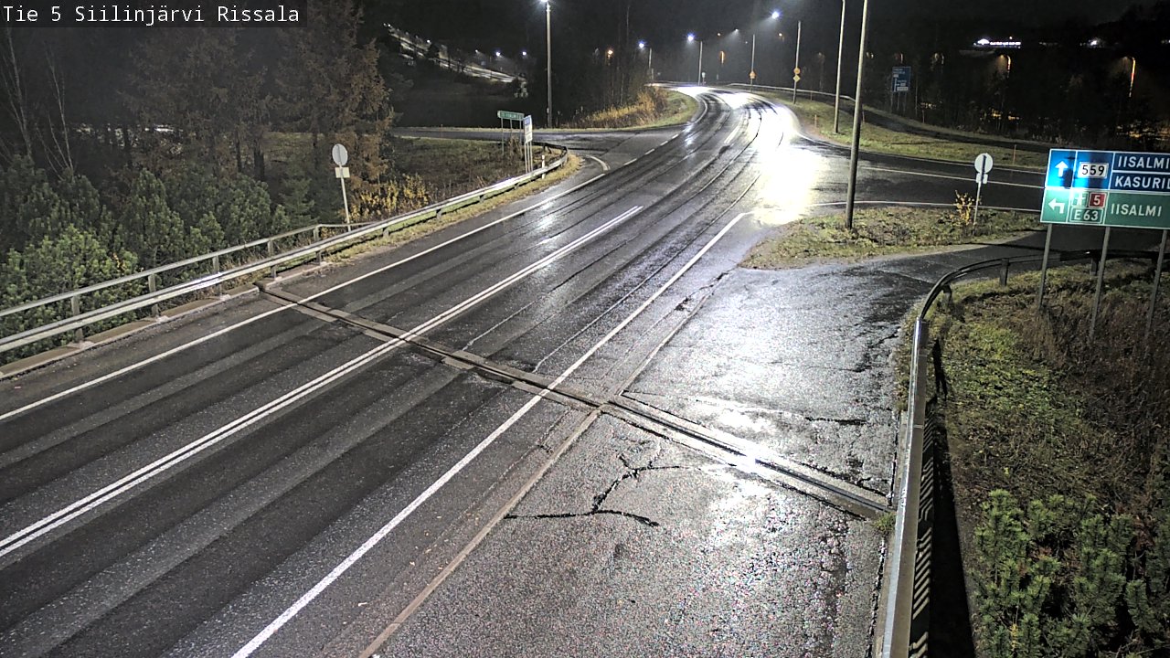 Weather Camera Image Road 5 Siilinjärvi, Rissala, Siilinjärvi, Pohjois-Savo