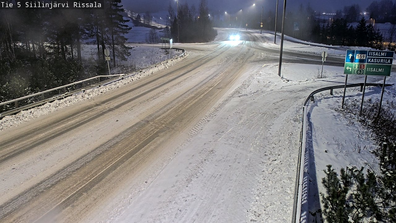 Weather Camera Image Road 5 Siilinjärvi, Rissala, Siilinjärvi, Pohjois-Savo