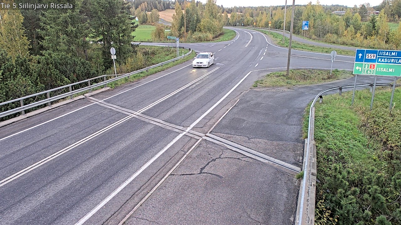 Weather Camera Image Road 5 Siilinjärvi, Rissala, Siilinjärvi, Pohjois-Savo