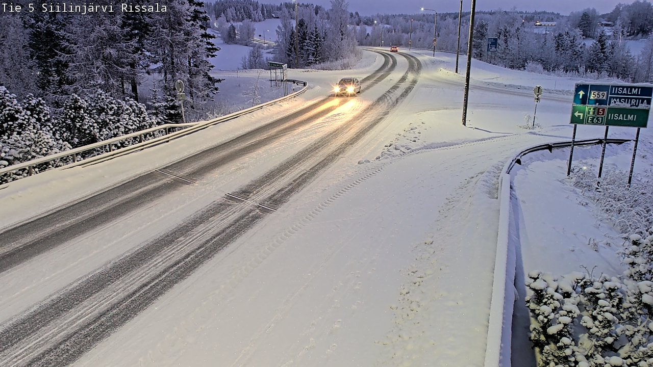 Kelikamerat Kuva Tie 5 Siilinjärvi, Rissala, Siilinjärvi, Pohjois-Savo