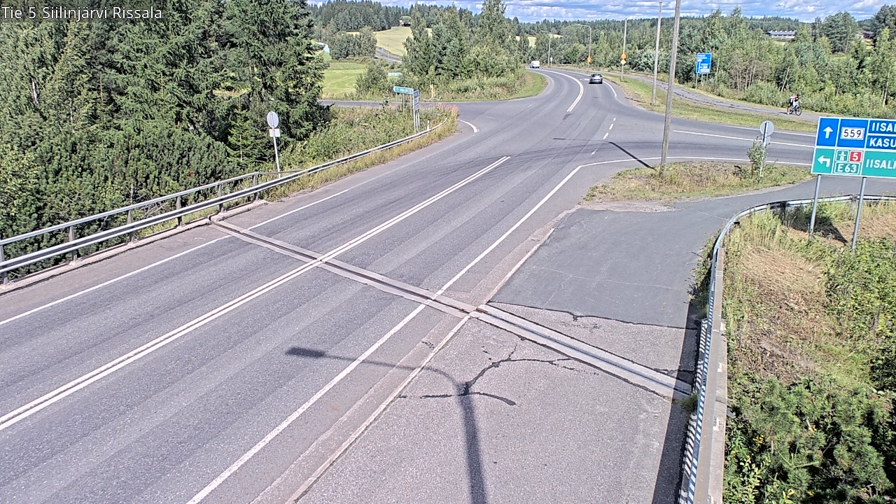 Weather Camera Image Road 5 Siilinjärvi, Rissala, Siilinjärvi, Pohjois-Savo