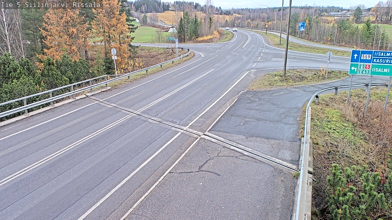 Weather Camera Image Väg 5 Siilinjärvi, Rissala, Siilinjärvi, Pohjois-Savo