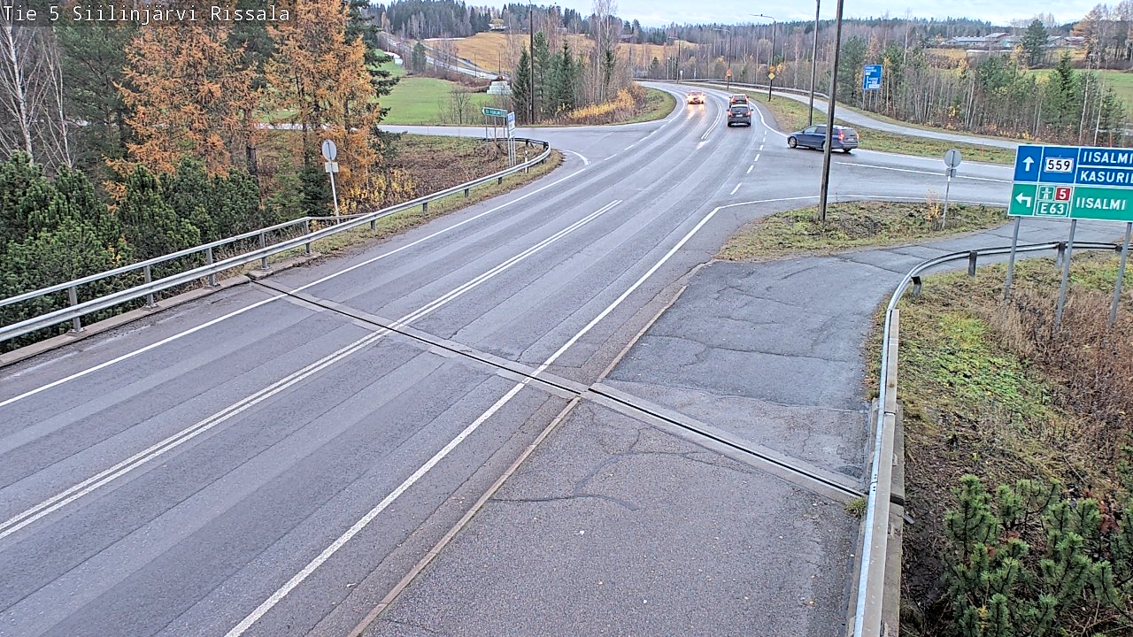 Weather Camera Image Väg 5 Siilinjärvi, Rissala, Siilinjärvi, Pohjois-Savo
