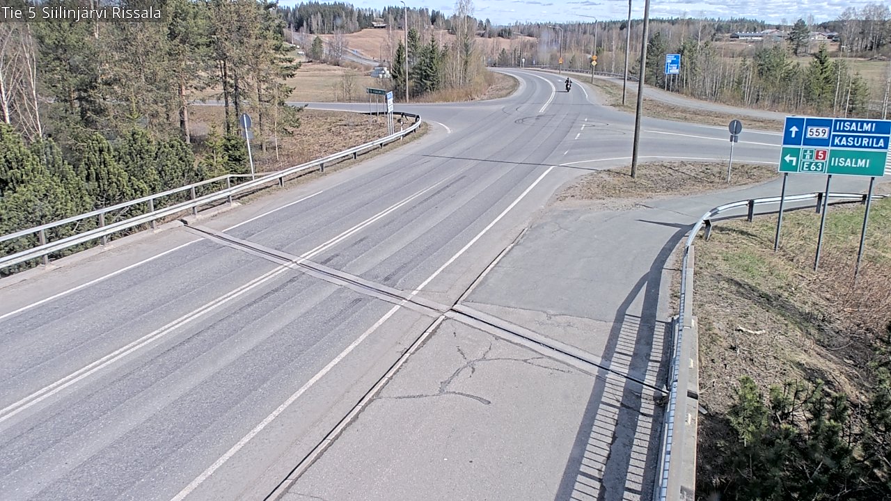 Weather Camera Image Väg 5 Siilinjärvi, Rissala, Siilinjärvi, Pohjois-Savo