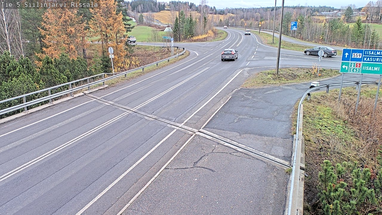 Weather Camera Image Väg 5 Siilinjärvi, Rissala, Siilinjärvi, Pohjois-Savo