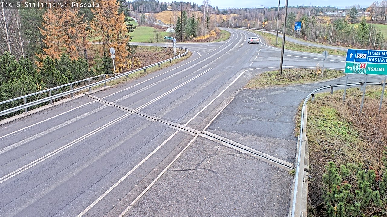Weather Camera Image Väg 5 Siilinjärvi, Rissala, Siilinjärvi, Pohjois-Savo