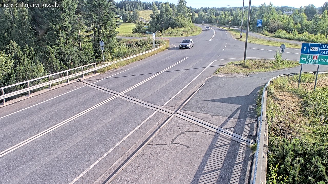 Weather Camera Image Road 5 Siilinjärvi, Rissala, Siilinjärvi, Pohjois-Savo