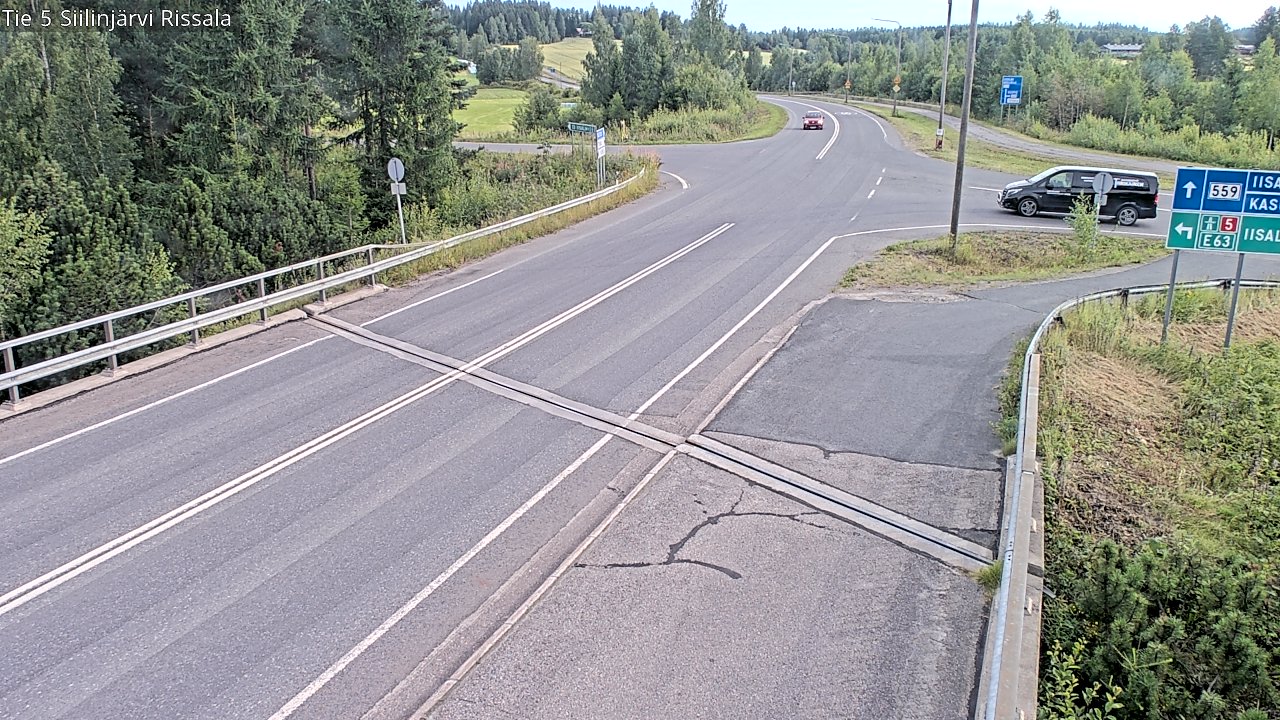 Weather Camera Image Road 5 Siilinjärvi, Rissala, Siilinjärvi, Pohjois-Savo
