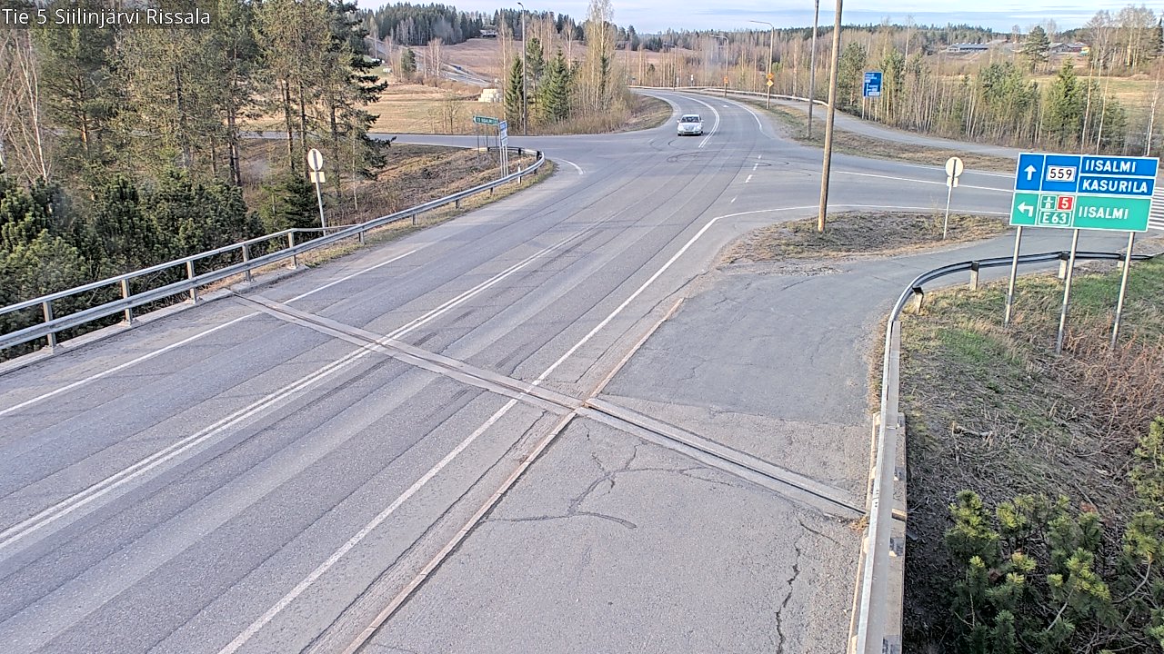 Weather Camera Image Väg 5 Siilinjärvi, Rissala, Siilinjärvi, Pohjois-Savo