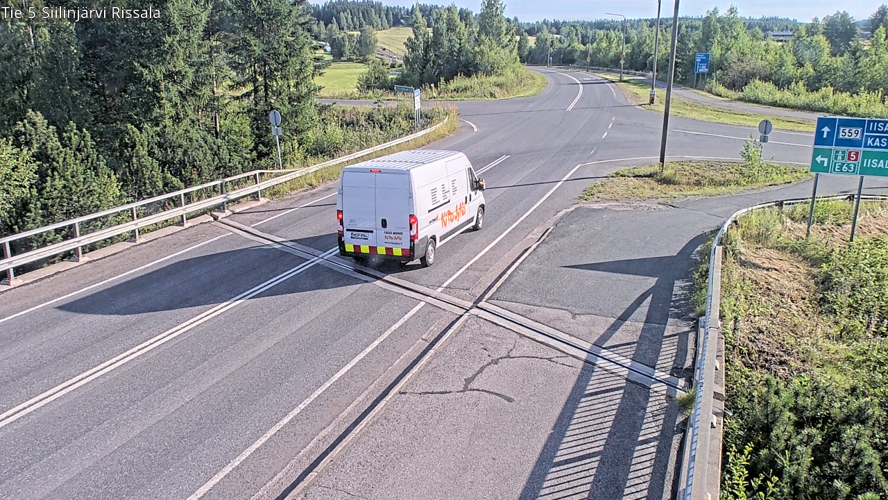 Weather Camera Image Road 5 Siilinjärvi, Rissala, Siilinjärvi, Pohjois-Savo