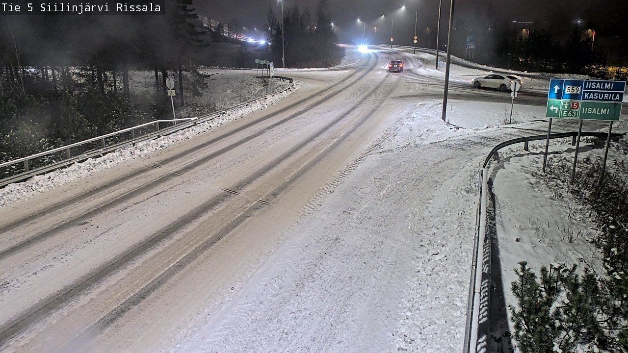 Weather Camera Image Road 5 Siilinjärvi, Rissala, Siilinjärvi, Pohjois-Savo